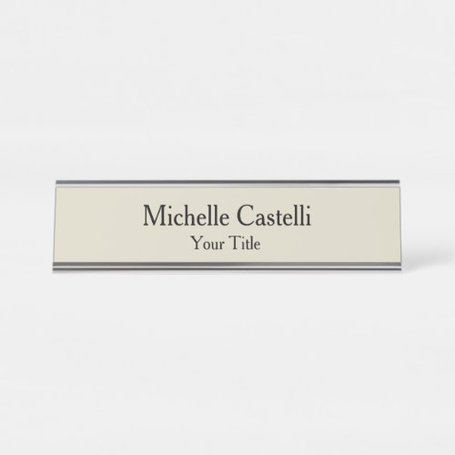 Professional Unique Classical Simple Desk Name Plate