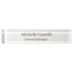 Professional Unique Classical Simple Desk Name Plate