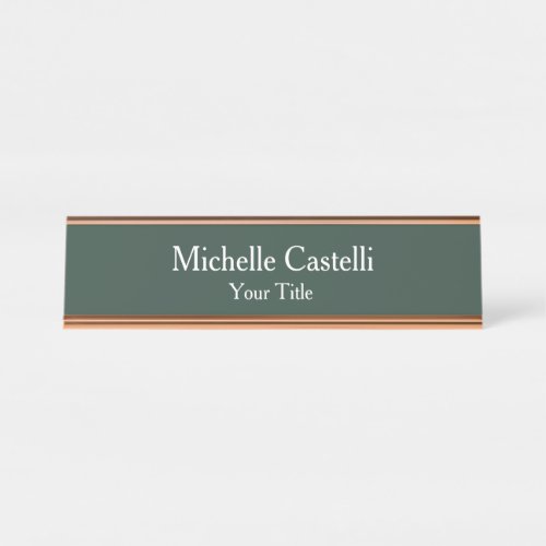 Professional Unique Classical Simple Desk Name Plate