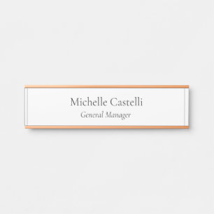 Professional Unique Classical Simple Door Sign