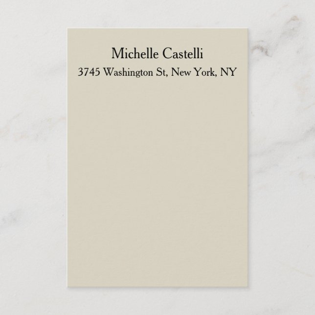 Professional Unique Classical Simple Enclosure Card (Front)