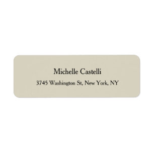 Professional Unique Classical Simple Label