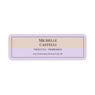 Professional Unique Classical Simple Label