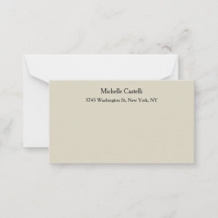 Professional Unique Classical Simple Note Card