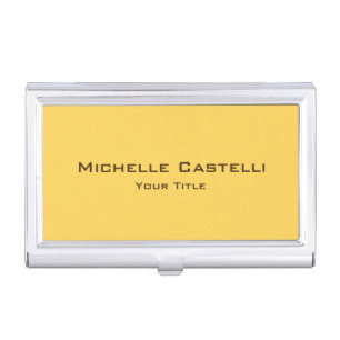 Professional Unique Classical Simple Plain Business Card Case