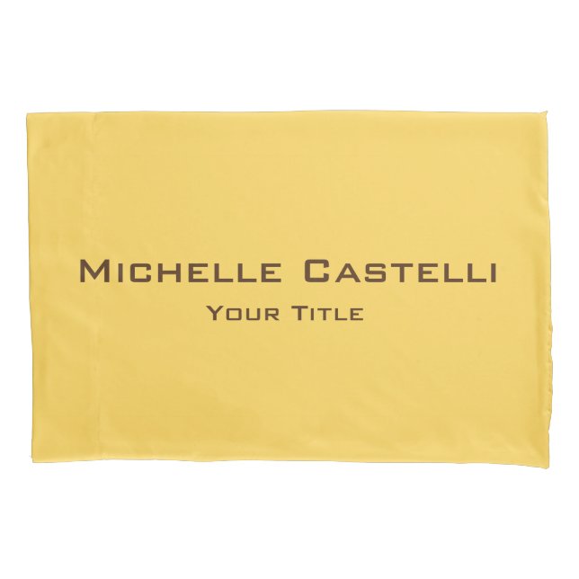 Professional Unique Classical Simple Plain Pillow Case (Front)