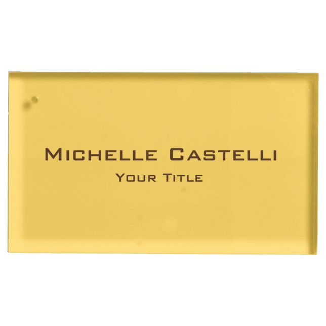 Professional Unique Classical Simple Plain Place Card Holder (Front)