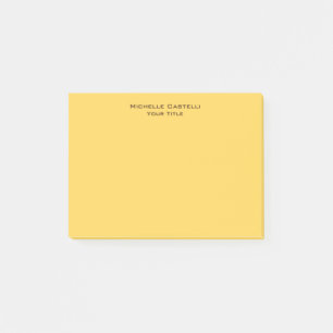 Professional Unique Classical Simple Plain Post-it Notes