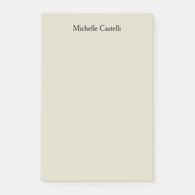 Professional Unique Classical Simple Post-it Notes (Front)