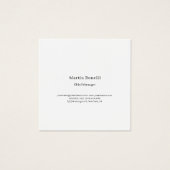 Professional Unique Classical Simple Profile Card (Front)