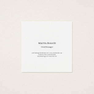 Professional Unique Classical Simple Profile Card