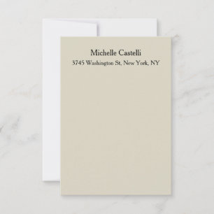 Professional Unique Classical Simple RSVP Card