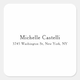 Professional Unique Classical Simple Square Sticker