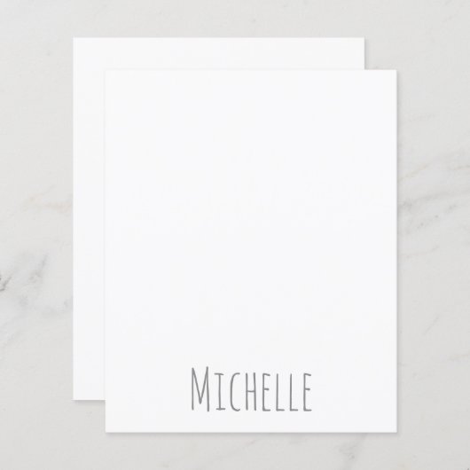 Professional Unique Classical Simple Your Name (Front/Back)