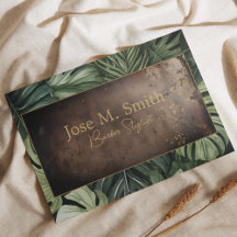 Professional Unique Leather Greenery Stylish Green