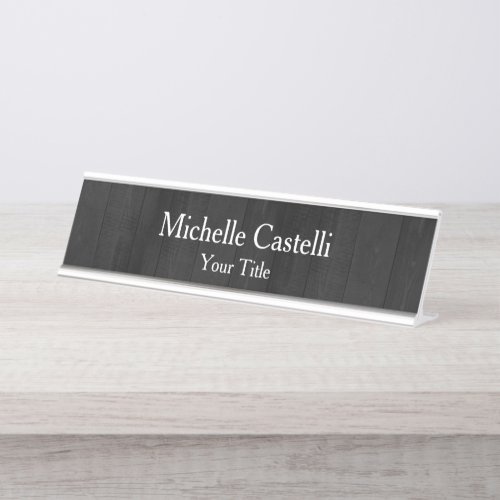 Professional Unique Modern Minimalist Desk Name Plate