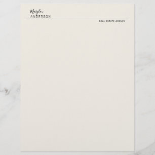 Professional - UNISEX Letterhead