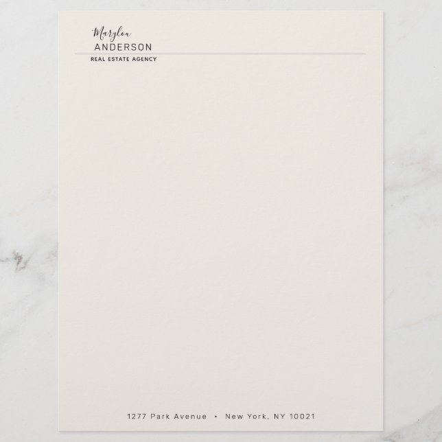 Professional - UNISEX Letterhead (Front)