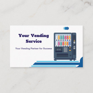 Professional Vending Machine Services Business Card