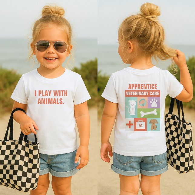 Professional Veterinarian Iconic Designed Custom Baby T-Shirt (Creator Uploaded)