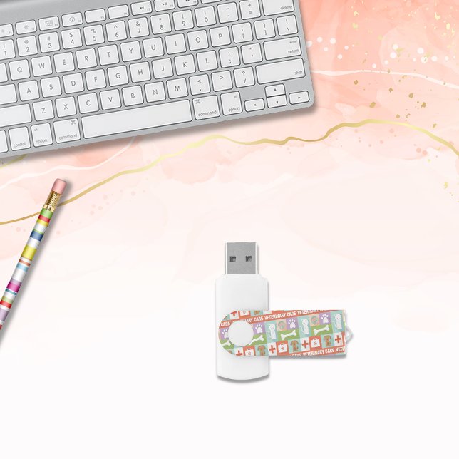 Professional Veterinarian Iconic Designed Flash Drive (Creator Uploaded)