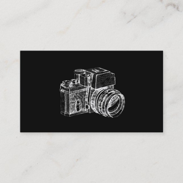 Professional Vintage Photography Business Card (Front)