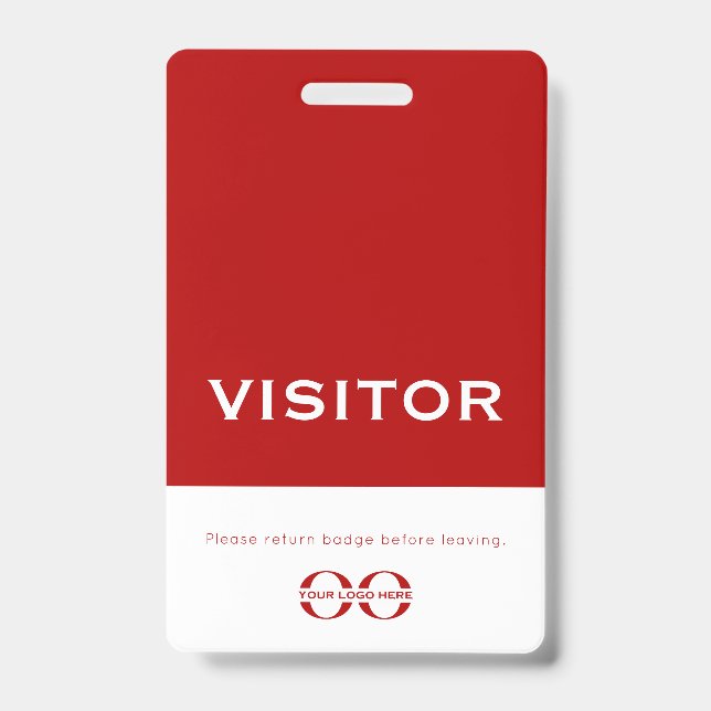 Professional Visitor Badge Logo (Front)