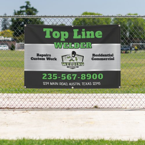 Professional Welding and Fabrication Service Banner