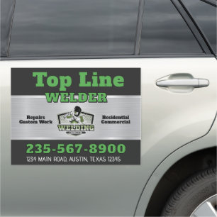 Professional Welding & Fabrication Car Magnet C