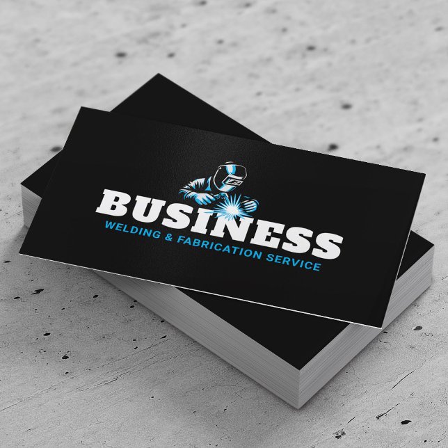 Professional Welding & Fabrication Service Welder Business Card (Creator Uploaded)
