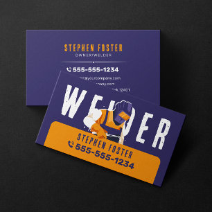 Professional Welding Industrial Metal Fabricator Business Card