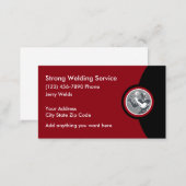 Professional Welding Services Business Card (Front/Back)