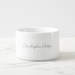 Professional White Plain Creative Chic Calligraphy Bowl