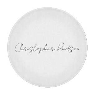 Professional White Plain Creative Chic Calligraphy Cutting Board