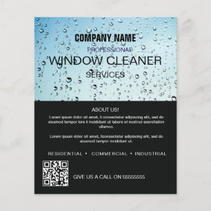 Professional WINDOW Clean Service Custom Business  Flyer