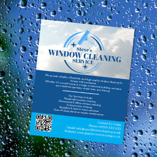 Professional WINDOW Clean Service Custom Business Flyer