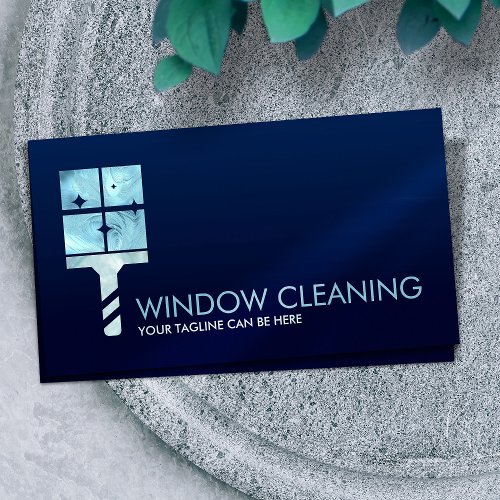 Professional Window Cleaning Services Business Card