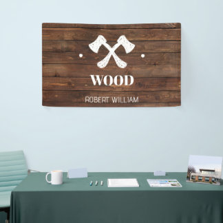 Professional Woodworker | Dark Wood Carpenter Cust Banner