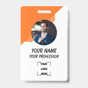 Professional Worker Photo ID Badge