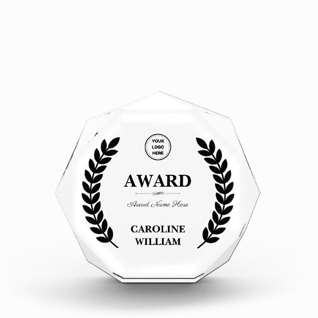 Professional Wreath Business Custom Details Acrylic Award (Front)