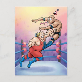 Professional Wrestling Hit Birthday Card