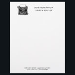 Professional Writer | Vintage Typewriter Symbol Letterhead<br><div class="desc">Professional Writer | Vintage Typewriter Symbol</div>