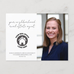 Professional Your Neighborhood Real Estate Agent  Postcard
