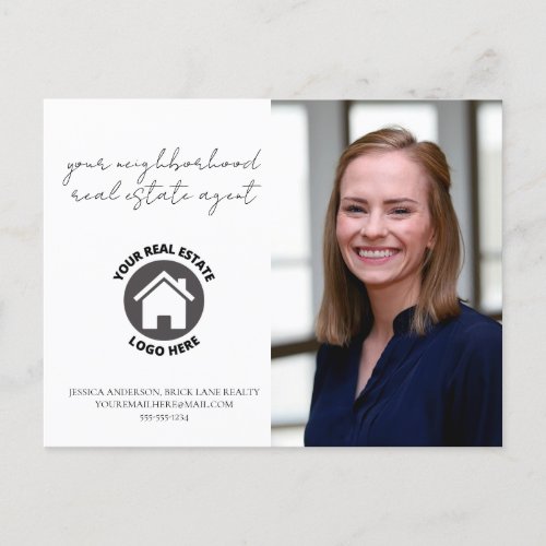 Professional Your Neighborhood Real Estate Agent  Postcard