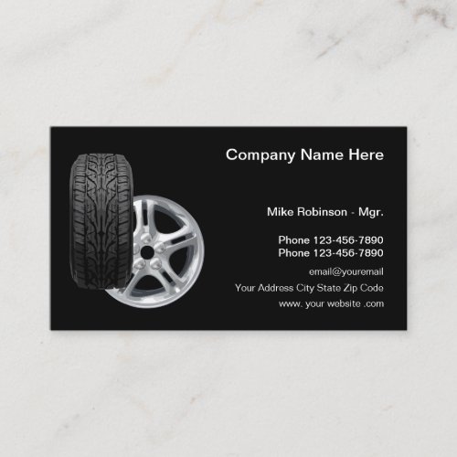 Professionally Designed Automotive Business Card