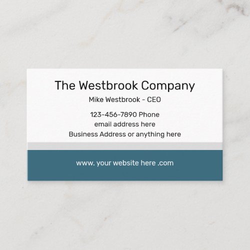 Professionally Designed Modern Business Cards