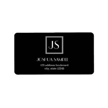 Professionally Simple Label by cami7669 at Zazzle