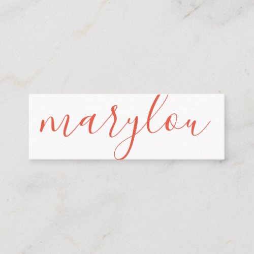 Professionally Stylish  Signature Series Mini Business Card