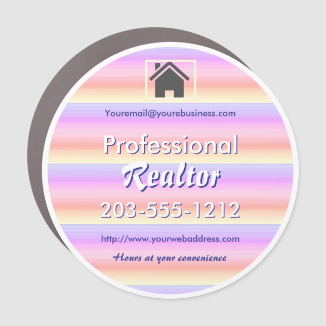 Professionals Realtor Auto Car Magnet (Front)