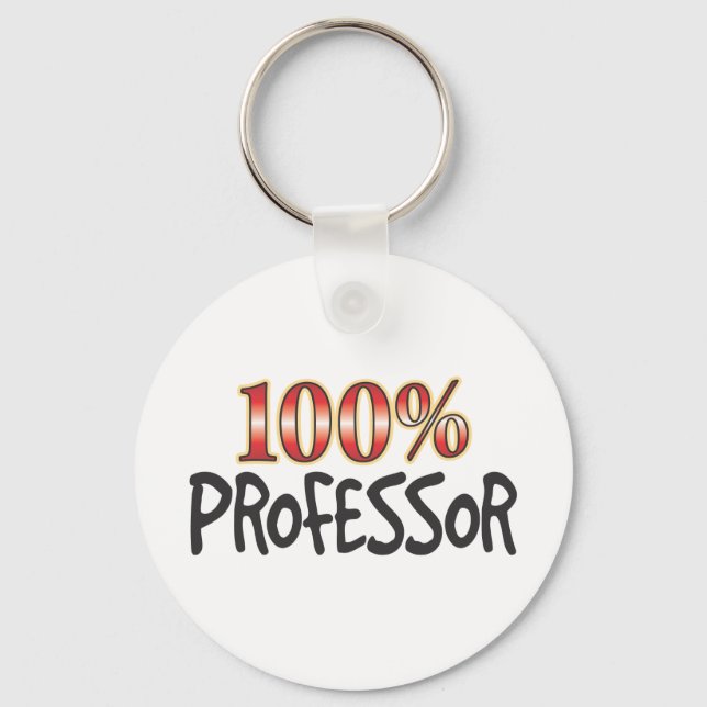 Professor 100 Percent Keychain (Front)